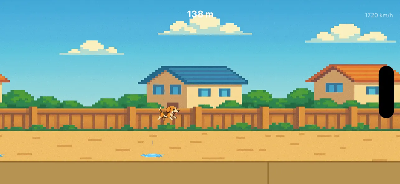 WankoSlip gameplay screen