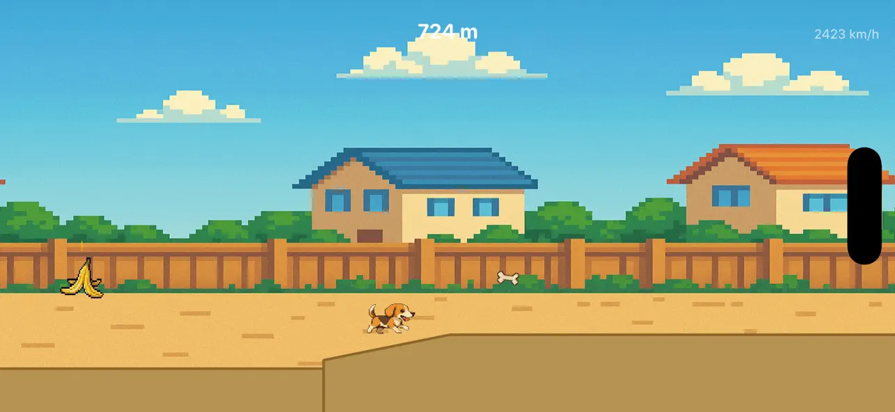 WankoSlip running screen